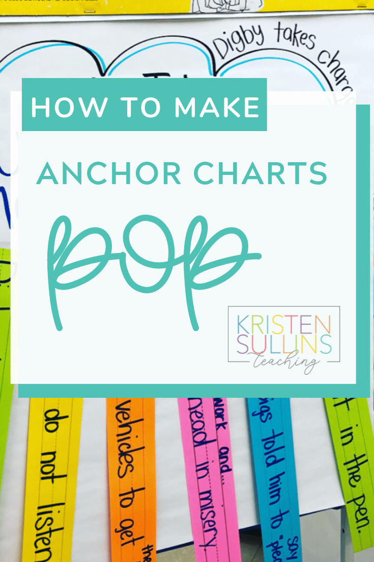 How to Make Your Anchor Charts Pop