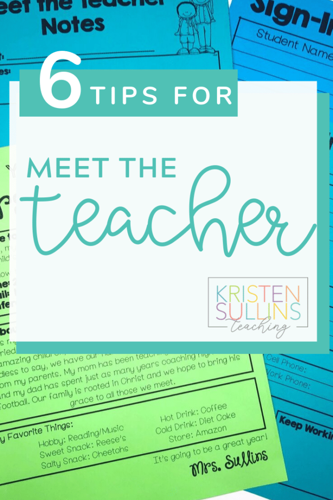 6 Tips for Meet the Teacher Night