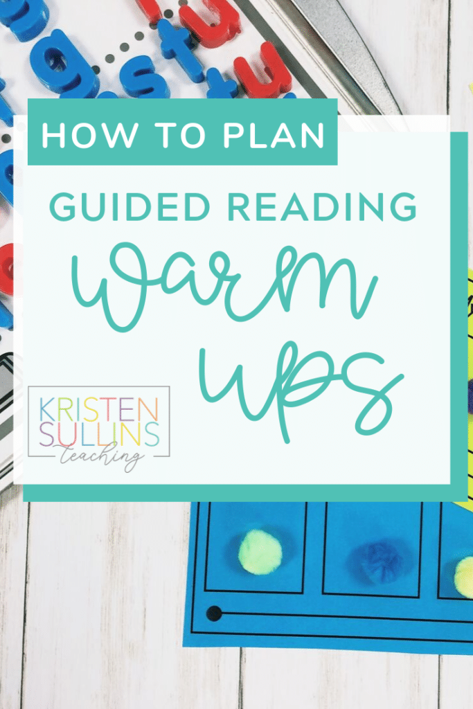 How to Plan Guided Reading Warm Ups