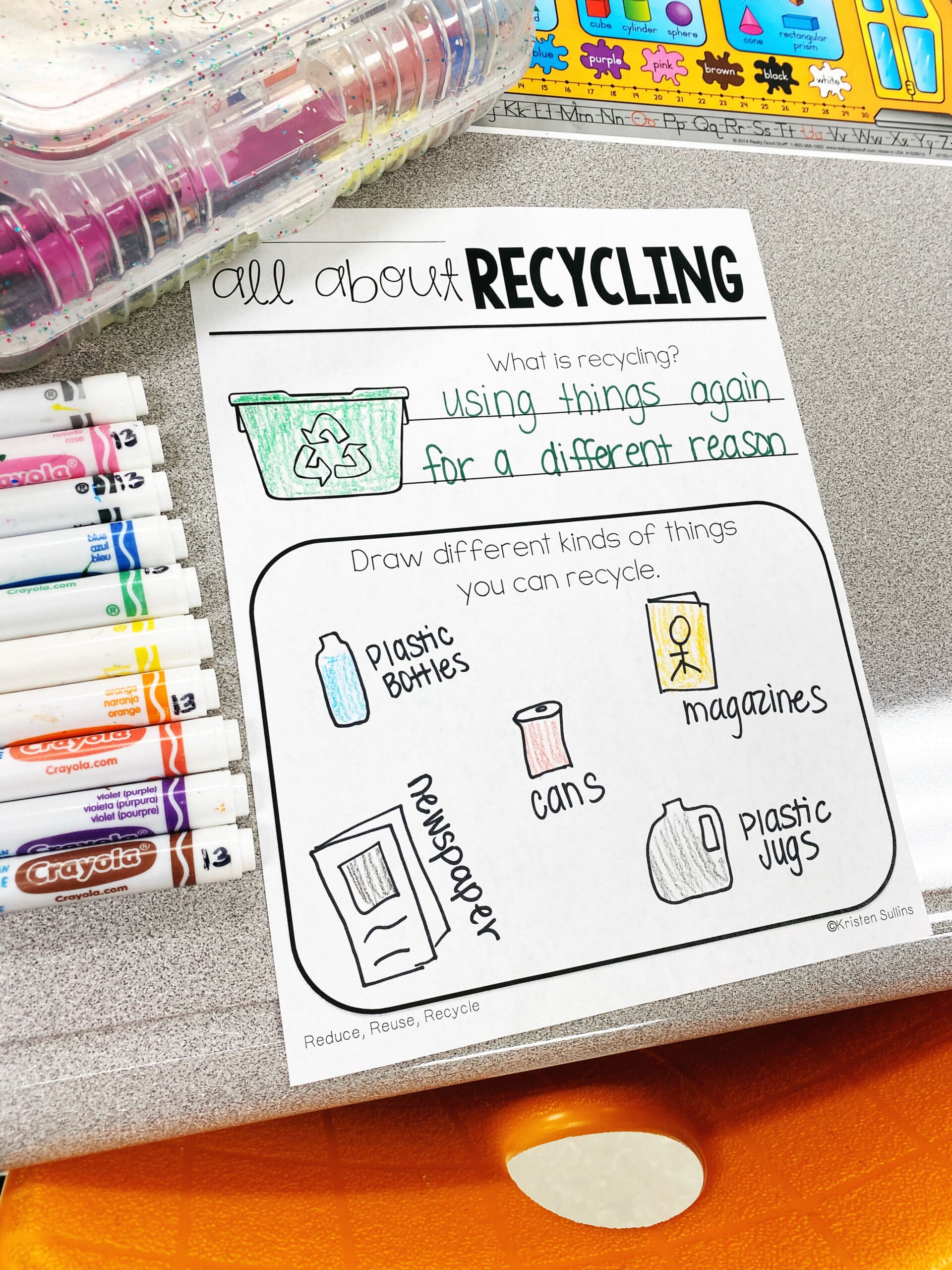 Reduce, Reuse and Recycle Activities - Kristen Sullins Teaching