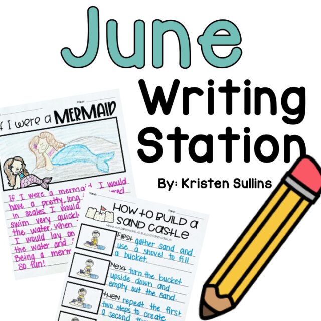 June Writing Station Cover