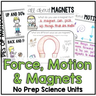 Force, Motion and Magnets for First Grade - Kristen Sullins Teaching