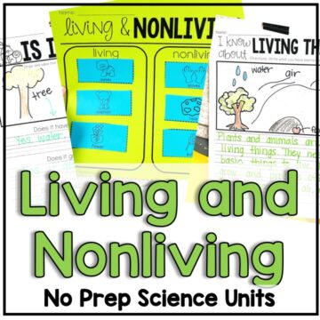 Living and Nonliving for First Grade - Kristen Sullins Teaching