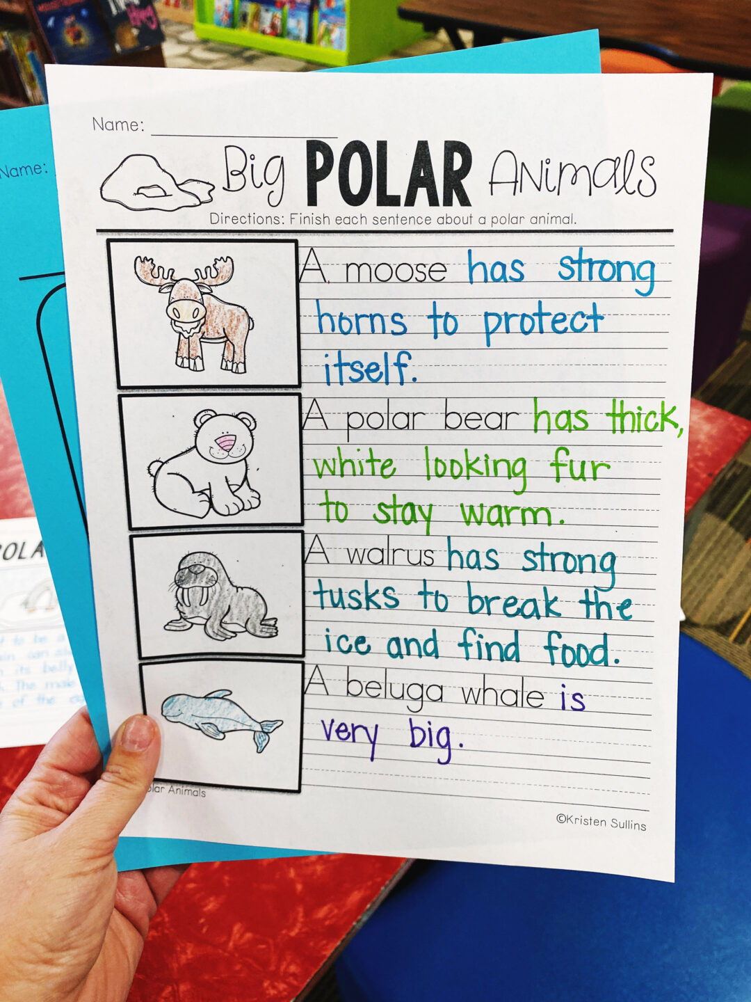 Polar Animals for First Grade - Kristen Sullins Teaching