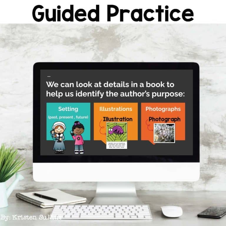 Author's Purpose for First Grade Kristen Sullins Teaching