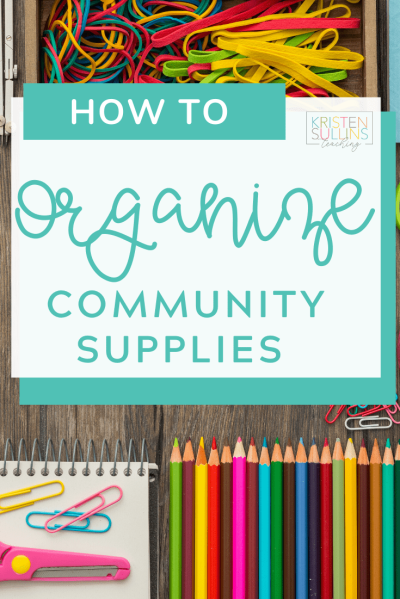 How to Organize Community Supplies