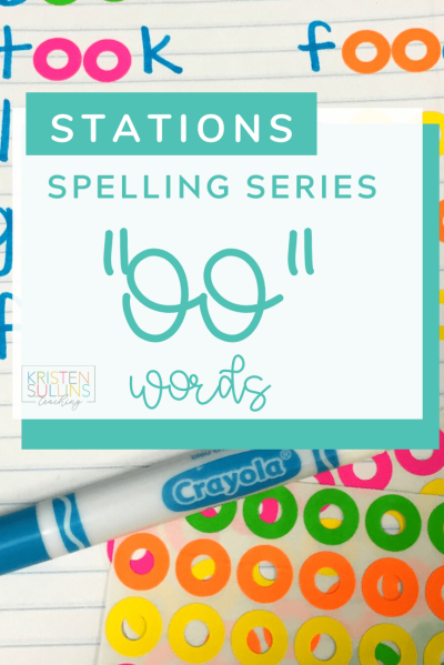 Spelling Station for "oo" words