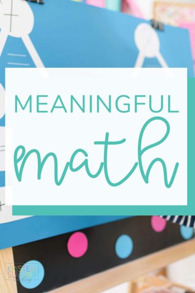 Meaningful Math - Kristen Sullins Teaching